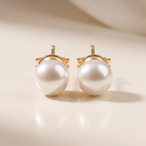 Ivory Pearl Studs