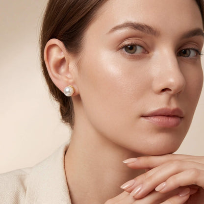 Ivory Pearl Studs
